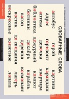 Комплект таблиц. Русский язык. Словарные слова. - fgospostavki.ru - Иркутск