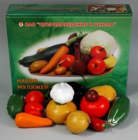 Набор муляжей овощей (большой из 13 штук) - fgospostavki.ru - Иркутск