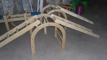 Лестница навесная с зацепами (420*2280 миллиметров, дерево) - fgospostavki.ru - Иркутск