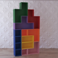 Стеллаж для игрушек "Цветная стройка" - fgospostavki.ru - Иркутск