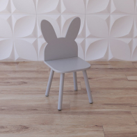 Стул «Ушки на макушке» белый - fgospostavki.ru - Иркутск