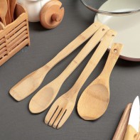 Набор кухонных принадлежностей (дерево) - fgospostavki.ru - Иркутск