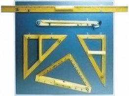 Комплект линеек для школьной доски + доска крепежная (для хранения) - fgospostavki.ru - Иркутск