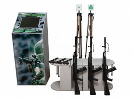 Учебно-тренировочный комплекс огневой подготовки "Стрелец-5" (массогабаритные макеты оружия 3 АК и 3 ПМ, металлический шкаф, сенсорный антивандальный монитор) - fgospostavki.ru - Иркутск