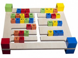 Фронтальное наглядное игровое пособие "Двухсторонний русский алфавит" - fgospostavki.ru - Иркутск