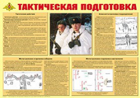 Плакат "Тактическая подготовка" - fgospostavki.ru - Иркутск