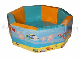 Сухой бассейн восьмигранный с шелкографией - fgospostavki.ru - Иркутск