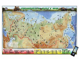 Электронно-информационный (маркерный) стенд "Природа России" адаптивный, с сенсорным пультом управления и планшетом со шрифтом Брайля - fgospostavki.ru - Иркутск