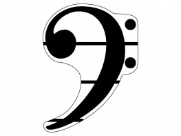 Набор магнитных карточек "Басовый ключ "фа" (3 штуки) - fgospostavki.ru - Иркутск