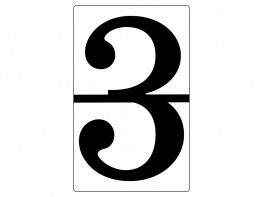 Набор магнитных карточек "Произвольный размер "3" (3 штуки) - fgospostavki.ru - Иркутск