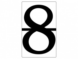 Набор магнитных карточек "Произвольный размер "8" (3 штуки) - fgospostavki.ru - Иркутск