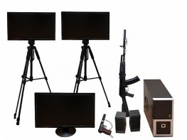 Учебно-тренировочный комплекс огневой подготовки "Стрелец-2/М" (мишень-монитор, массогабаритные макеты оружия АК и ПМ) - fgospostavki.ru - Иркутск