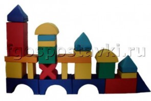 Мягкий модуль-конструктор "Архитектор" (24 элемента) - fgospostavki.ru - Иркутск