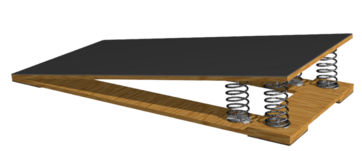 Мостик гимнастический подкидной усиленный (4 пружины) - fgospostavki.ru - Иркутск