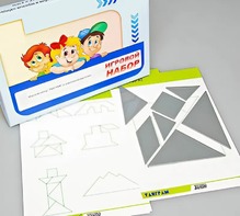 Игровой набор "Танграм" (с комплектом карточек) - fgospostavki.ru - Иркутск