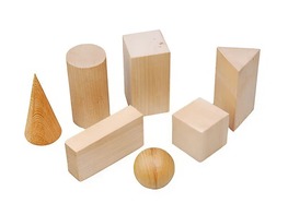 Набор "Тела геометрические" (деревянные) - fgospostavki.ru - Иркутск