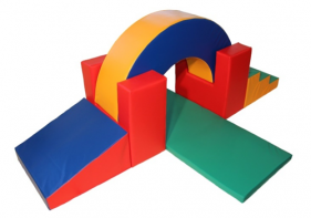 Модуль-трансформер № 3.1 (с полукольцом и ступенькой), 6 элементов - fgospostavki.ru - Иркутск