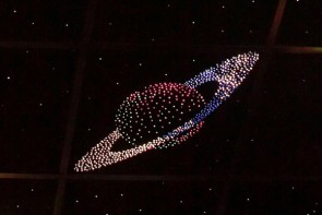 Потолок "Звездное небо с анимационным фибероптическим эффектом сатурн" - fgospostavki.ru - Иркутск