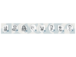 Стенд-лента "Выдающиеся ученые-биологи" - fgospostavki.ru - Иркутск