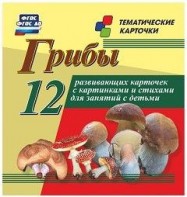 Тематические карточки "Грибы" - fgospostavki.ru - Иркутск