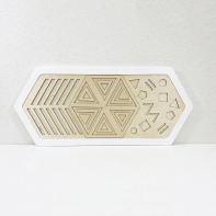 Декоративная тактильная панель - «Рельефные многоугольные формы» - fgospostavki.ru - Иркутск