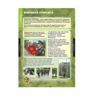 Комплект таблиц. ОБЖ Символы воинской чести. - fgospostavki.ru - Иркутск