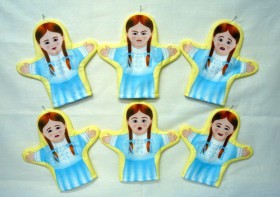 Набор рукавичек "Эмоции (девочки)" 6 штук - fgospostavki.ru - Иркутск