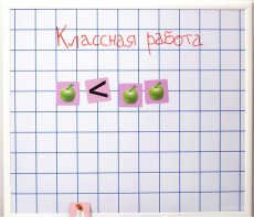 Магнитно-маркерная доска "Клетка" (86 см х 75 см) - fgospostavki.ru - Иркутск