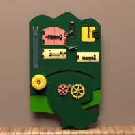 Бизиборд «Зелёная лапа» - fgospostavki.ru - Иркутск