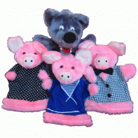 Набор перчаточных кукол "Три поросенка" - fgospostavki.ru - Иркутск