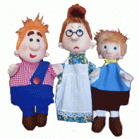 Набор перчаточных кукол "Карлсон, который живет на крыше" - fgospostavki.ru - Иркутск