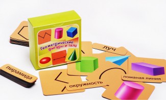 Набор магнитных карточек "Геометрические фигуры и тела" - fgospostavki.ru - Иркутск