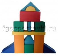 Мягкий модуль-конструктор "Городок" (13 элементов) - fgospostavki.ru - Иркутск