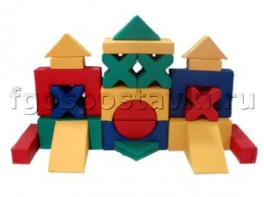 Мягкий модуль-конструктор "Городок" (23 элемента) - fgospostavki.ru - Иркутск