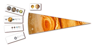 Модель-аппликация "Сравнительные размеры Солнца, планет и их спутников" - fgospostavki.ru - Иркутск