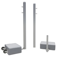 Бадминтонные стойки мобильные (с противовесами, на колесах) - fgospostavki.ru - Иркутск