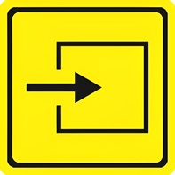 Тактильный знак (вход в помещение) 150х150 - fgospostavki.ru - Иркутск