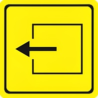 Тактильный знак (выход из помещения) 100х100 - fgospostavki.ru - Иркутск