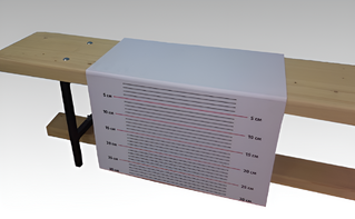 Линейка складная для измерения уровня гибкости на гимнастическую скамейку - fgospostavki.ru - Иркутск