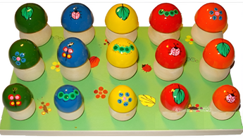 Развивающая игрушка для детей с нарушением слуха "Грибная полянка" - fgospostavki.ru - Иркутск