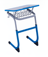 Парта одноместная регулируемая по высоте (наклонная столешница) с антивандальной кромкой - fgospostavki.ru - Иркутск