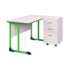 Стол учителя с тумбой с антивандальной кромкой - fgospostavki.ru - Иркутск