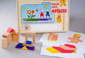 Игровой набор Фребеля "Конструктор деревянный без соединений-2" (Серия "Эксперимент") - fgospostavki.ru - Иркутск