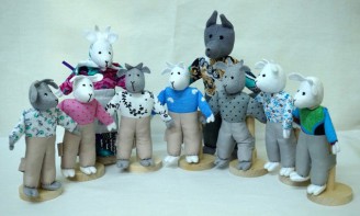 Шагающий театр "Волк и 7 козлят" (9 персонажей) - fgospostavki.ru - Иркутск