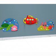 Комплект бизибордов «Подводный мир» 3 в 1 - fgospostavki.ru - Иркутск