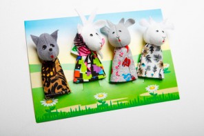 Пальчиковый театр "Волк и козлята" (4 персонажа) - fgospostavki.ru - Иркутск