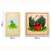 Набор стеновых панелей «Мир сказки - Волшебные герои» - fgospostavki.ru - Иркутск