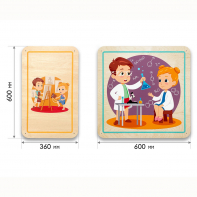 Набор стеновых панелей «Мои увлечения - Весёлые эксперименты» - fgospostavki.ru - Иркутск