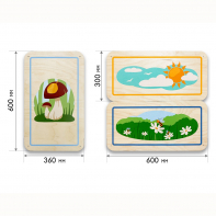 Набор стеновых панелей «Природа нашего края - Прогулка» - fgospostavki.ru - Иркутск