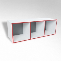 Открытая настенная полка-3-х секционная ТР3 ЛДСП  - fgospostavki.ru - Иркутск